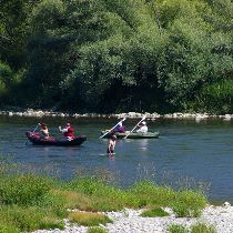 En canoë, au fil du Rhin